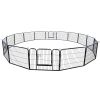 High Quality Portable outdoor folding 16-panel heavy duty metal pet playpen