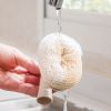 Bamboo Fiber Kitchen Cleaning Brush with Handle Magic Washing Pot Brush Sink Dish Cleaner Household Cleaning Tool Esg17392