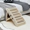 Collapsible Plastic Pet Stairs 4 Step Ladder for Small Dog and Cats