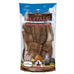 Loving Pets Pure Buffalo Lung Steaks Dog Treat 8 oz