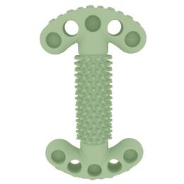 pet anti-biting bone toy multicolor (Color: Light Green)