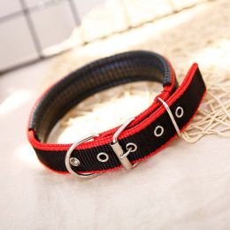 5 Size Dog Collar Adjustable (Color: light black, size: S)