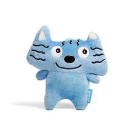 Simulated Animal Sound Plush Pet Toys (Color: blue cat)