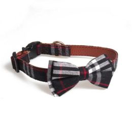 New Dog Collar Set (Color: Black Collar, size: S)