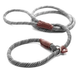 Durable Dog Leashes (Color: Gray, size: L)