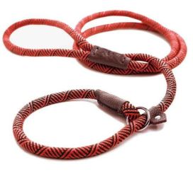 Durable Dog Leashes (Color: Red, size: M)