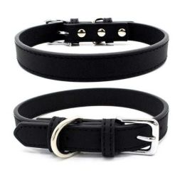 Comfortable Skin Feel Adjustable Dog Collar (Color: style 2, size: 29-38cm)