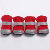 Wholesale 4pcs/set Breathable Dog Shoes Non-Slip Reflective Pet Boots