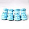 Wholesale 4pcs/set pet warm non-slip waterproof snow boots