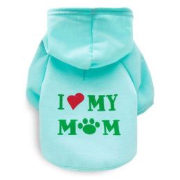 pet cat jacket to keep warm (Color: MOM Mint, size: XL)