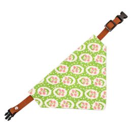 Adjustable Dog Bib Collar (Color: Pattern H, size: M)