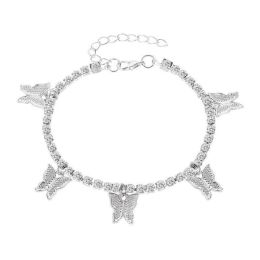 Creative Butterfly Anklet Beach Accessories (Color: White K 3571-3)