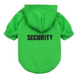 pet cat jacket to keep warm (Color: Green, size: M)