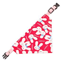 Adjustable Dog Bib Collar (Color: Pattern J, size: M)