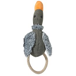 Cotton Linen Knots Interactive Puzzle Bite Training Dog Toys (Color: cotton hemp duck, shape: Cotton linen)