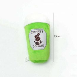 pet dog toy coffee cup (Color: Green)