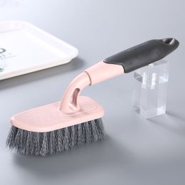 Bathroom ceramic tile cleaning brush Bathroom dead corner cleaning brush Color multipurpose cleaning brush Spot wholesale (Specifications: 13*8*9, colour: pink)