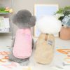 Dog clothes Autumn and winter new pet clothes Cat pet clothes Two leg flannelette 22 multicolor pull loop flannelette