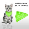 Adjustable Bandana Leather Pet Collar Triangle Scarf