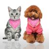 Adjustable Bandana Leather Pet Collar Triangle Scarf