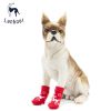 Christmas Dog Socks Non Slip Dog Grip Socks with Adjustable Straps Traction Control for Indoor & Hardwood Floor; Pet Paw Protector for Small Medium La