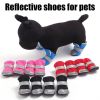 Wholesale 4pcs/set Breathable Dog Shoes Non-Slip Reflective Pet Boots