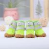 Wholesale dog rain boots non-slip breathable mesh dog shoes