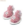 Wholesale Striped Canvas Pet Shoes