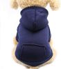 Winter Dog Hoodie Sweatshirts with Pockets Warm Dog Clothes for Small Dogs Coat Clothing Puppy Cat Custume