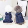 pet clothing denim suit