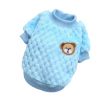 Bear Embroidery Winter Pet Dog Vest