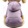 Winter Dog Hoodie Sweatshirts with Pockets Warm Dog Clothes for Small Dogs Coat Clothing Puppy Cat Custume