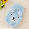 Warm Outfit Fleece Pet Clothes Sweater Cute Bear Print Coat Small Medium Winter Dog Cat Shirt Jacket Teddy Bulldog Chihuahua