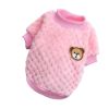 Bear Embroidery Winter Pet Dog Vest