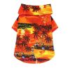 Hawaiian Style Printed Cat Clothes