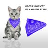 Adjustable Bandana Leather Pet Collar Triangle Scarf