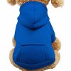 Winter Dog Hoodie Sweatshirts with Pockets Warm Dog Clothes for Small Dogs Coat Clothing Puppy Cat Custume