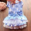 dog clothes small dog princess tutu skirt print