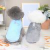 Dog clothes Autumn and winter new pet clothes Cat pet clothes Two leg flannelette 22 multicolor pull loop flannelette