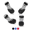 Dog Cat Boots Shoes Socks with Adjustable Waterproof Breathable and Anti-Slip Sole All Weather Protect Paws(Only for Tiny Dog)