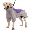 Thick warm dog coat; dog jacket; dog winter clothing; dog reflective clothing